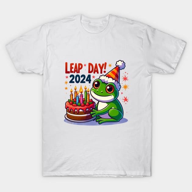 Leap Day T-Shirt by BukovskyART